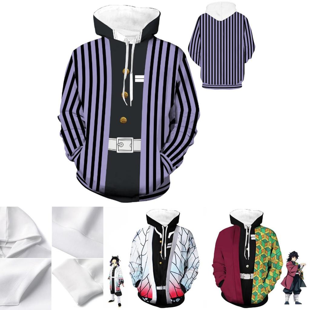 Slayer Kimetsu No Yaiba 3d Hoodie Sweatshirt With Comfortable Soft Material**