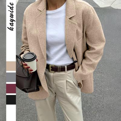 Casual Solid Color Blazer Women's Autumn and Winter 2025
