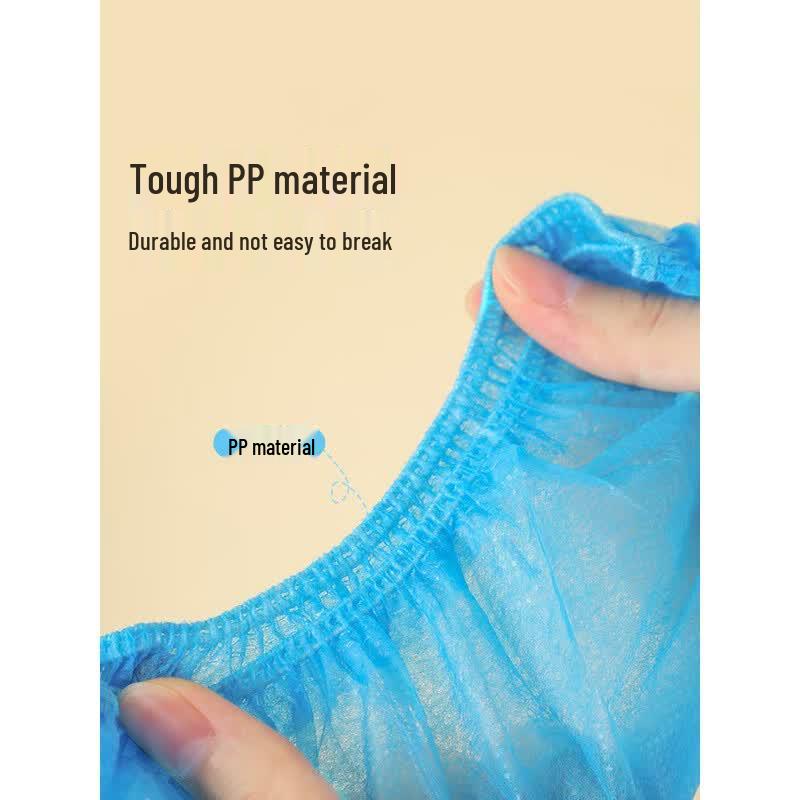 MARYYA Thickened Disposable Non-woven Shoe Covers, 80-count