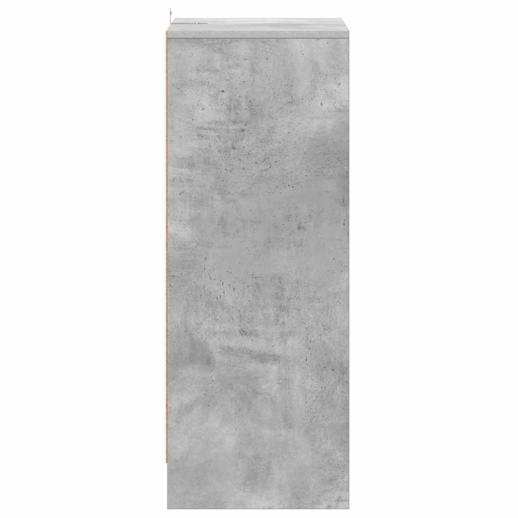 Vidaxl Szafka Na Buty, Szarość Betonu, 60X35X92 Cm
