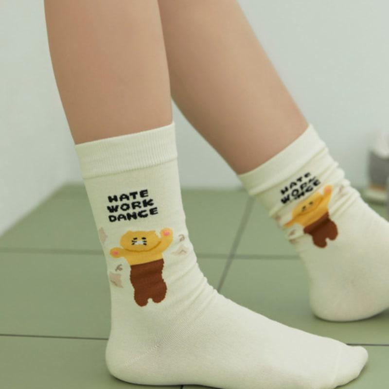 KAKAO FRIENDS Daily Socks Office Worker_Chunshik