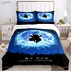 Cartoon De-Demon-Slayer All Season Duvet Cover Comforter Bedding Sets Soft Quilt Cover and Pillowcases Single/Double/Queen/King