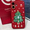 For Apple Mobile Phone Case Christmas Tree Snowman 13 for IPhone16promax New Year 15 Red 14 High-looking 12 Sets