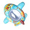 Cartoon-Aufblasbarer Schwimmring für Babys und Kleinkinder, Pool-Sicherheit, Design mit Flugzeug, 0,2 mm dickes PVC
