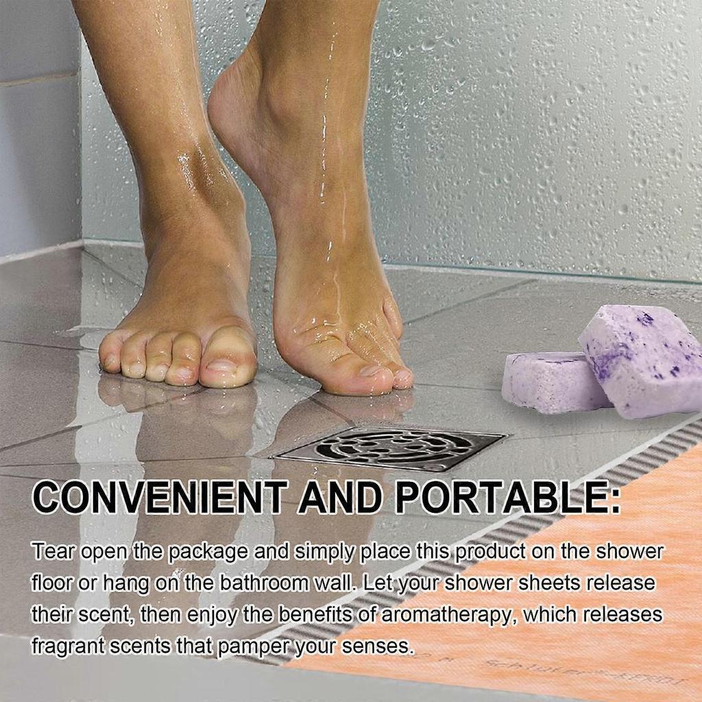 Spa Shower Bombs for Women Relaxing, Shower Steamers Aromatherapy Bombs with Natural Fragrance Bath Bomb for Skin Moisturizing