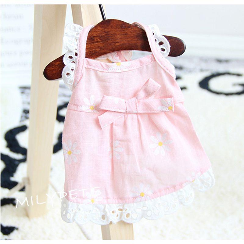 

Собака Собака Одежда Кружевная Юбка Одежда для Питомцев Товары для Питомцев Тедди VIP Маленькая и Средняя Кошка Собака Одежда Pet Skirt-Pink Sunflower M