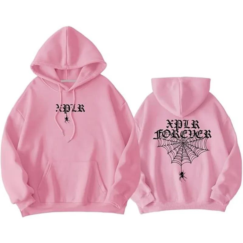 Herren Hoodie Neuer Spider Print Hoodie Herren Langarm Rollenspiel Hoodie