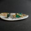 Silver Earrings with Natural Agate (2196440)