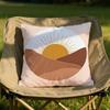 Retro Modern Sun Cushion Cover Soft Reversible Durable Pillow Cover MultiScene Use for Home Car Daily Comfort
