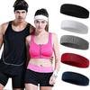 10pcs Sports Headbands Sweatbands, Elastic Hairbands Non-slip Moisture Wicking Cotton Headbands
