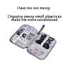 Travel Cable Bag Portable Digital Storage Pouch Charger Data Cable USB Bag Organizer Waterproof Electronic Accessory Storage Bag