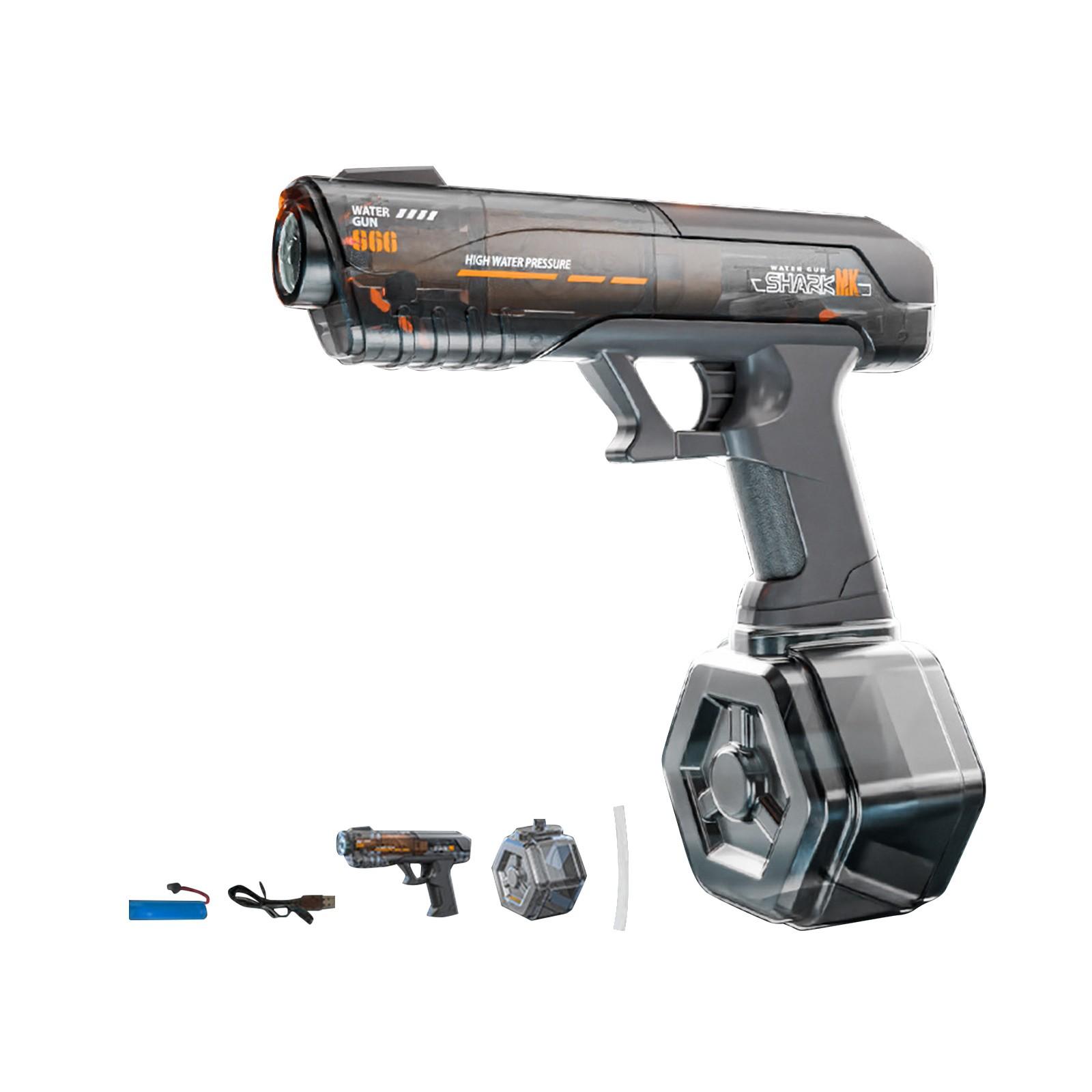 

Электрическая технология водяных игрушек Взрывной полностью автоматический распылитель воды Игрушка для распыления воды под высоким давлением One Size чёрный