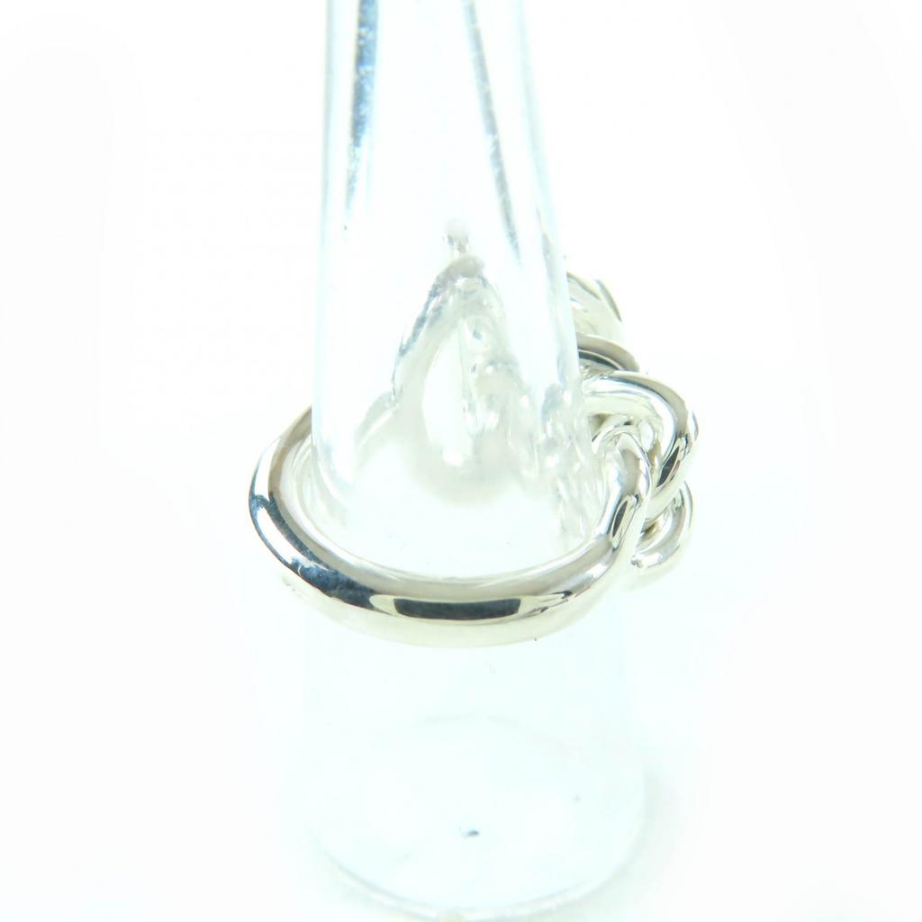 Excellent HERMES Ring Croisette GM Silver AG925 Women Used