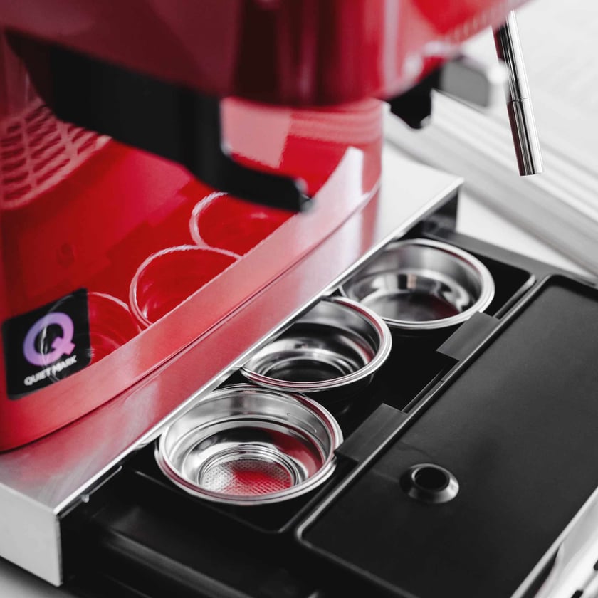 Kitchenaid Semi-Automatic Coffee Maker Kitchenaid Color: Caramel Red