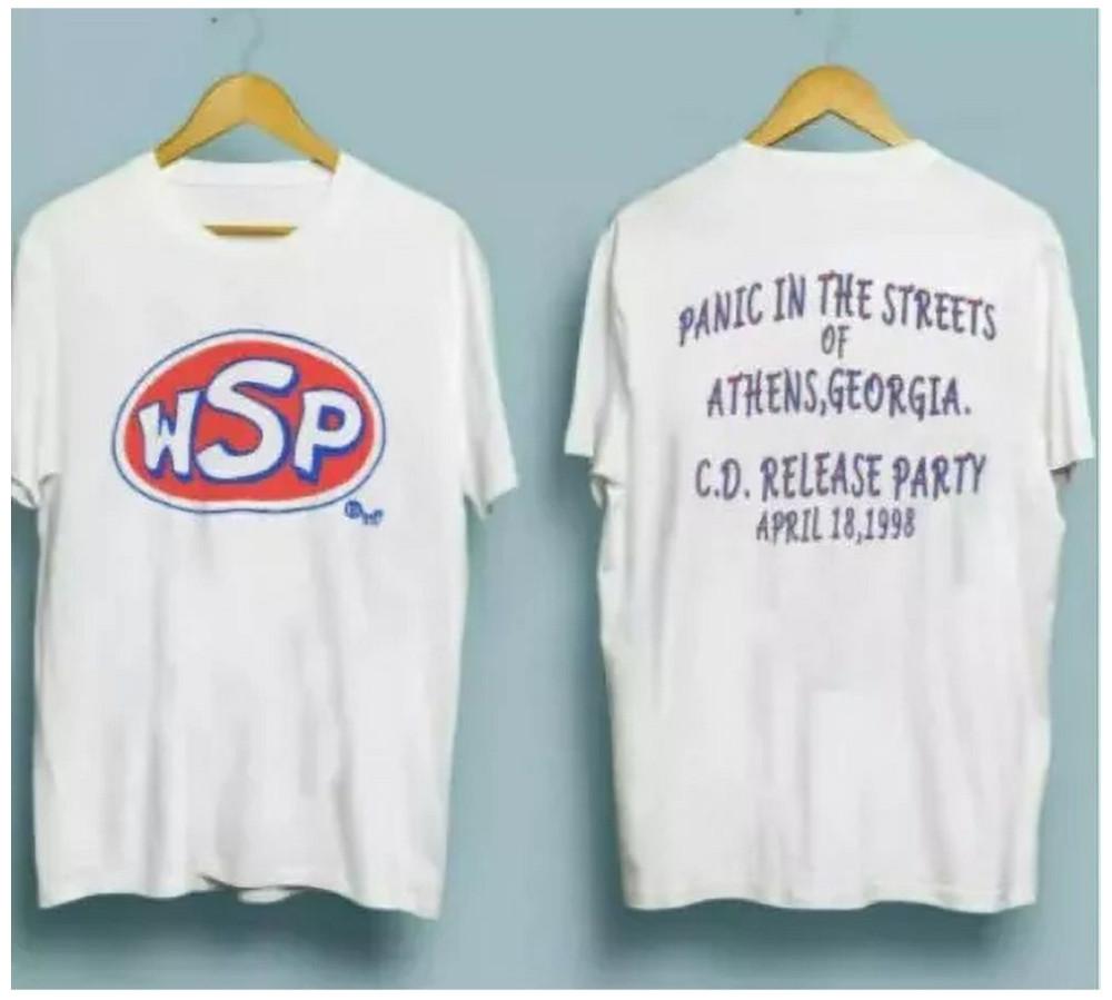 90s Widespread Panic In The Streets Athens Georgia 1998 Band Shirt Unisex T-Shirt S