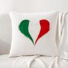 Flag Italy Flag Cushion Cover Natural Linen Pillowcase Set AllinOne Decor Cushion Cover for Sofa Bedroom Chair