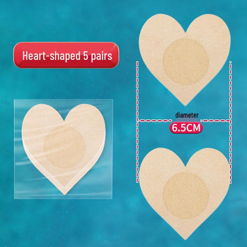 Ultra-Thin Breathable Non-Woven Unisex Nipple Covers for Anti-Protrusion and Seamless Fit