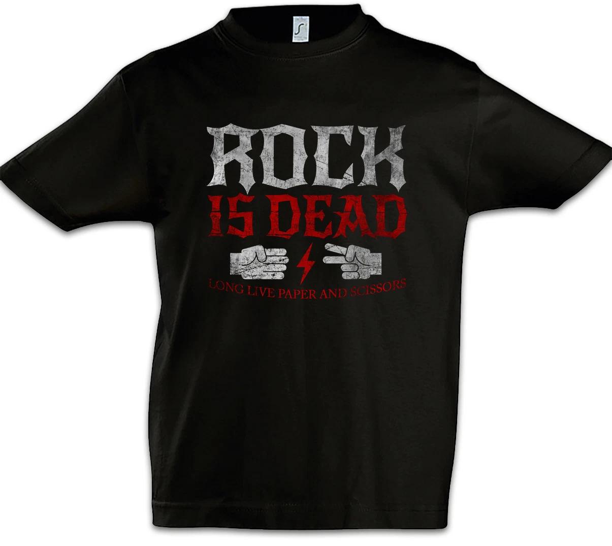 

Rock is Dead Long Live II Kids Boys kids boys T-Shirt Fun Scissors Scissors Punk DJ MC 130