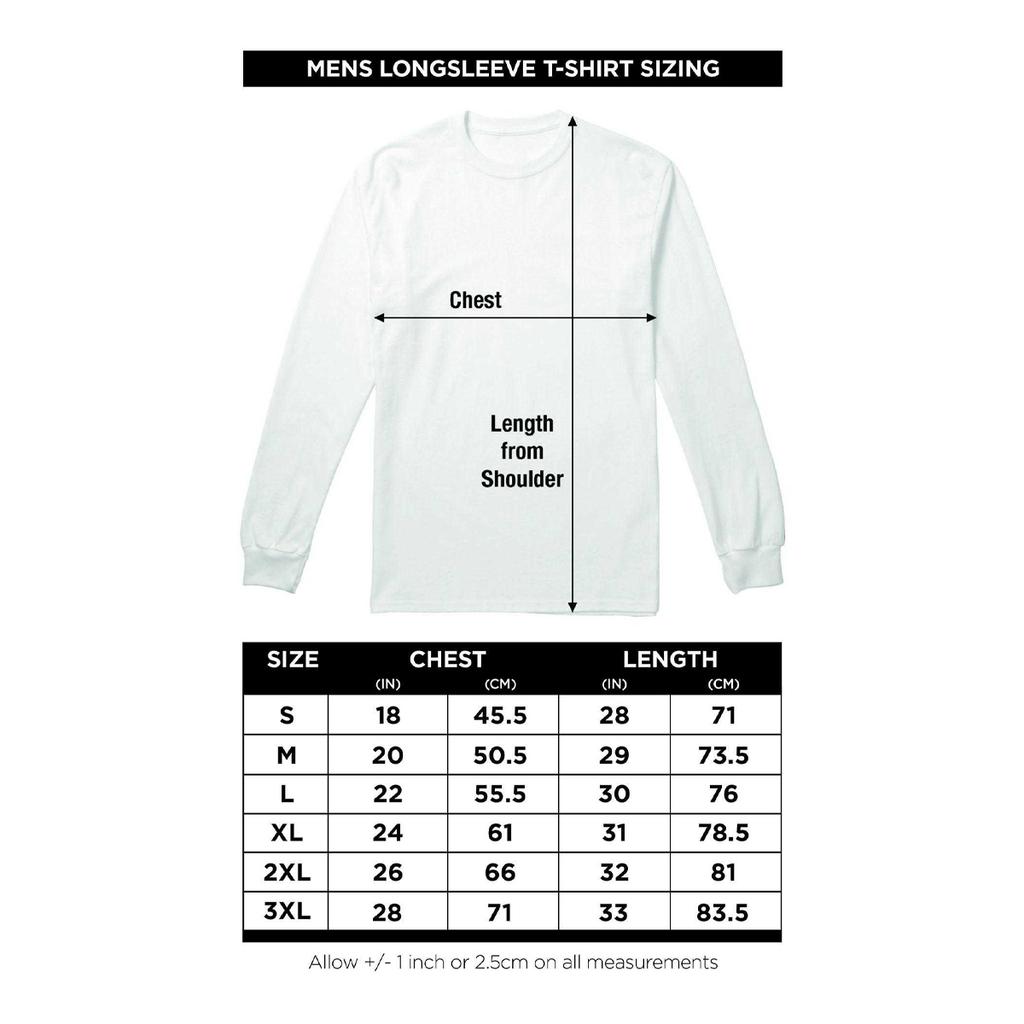 SUPERMAN Unisex Adult Mono Long-Sleeved T-Shirt