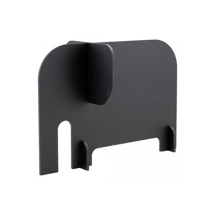 Silhouette 3D ardoise - Éléphant - Securit