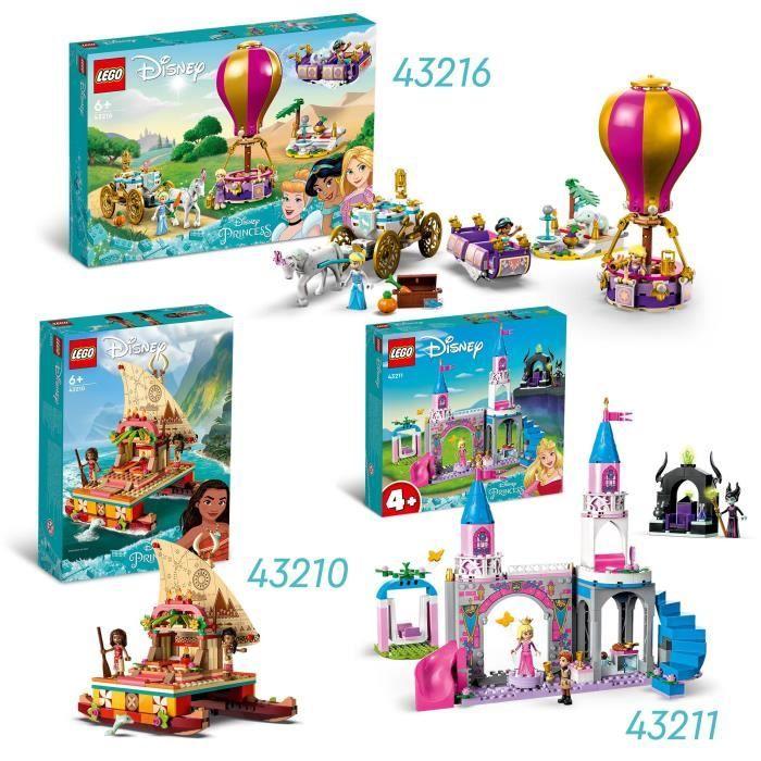 LEGO® Disney Princesse 43210 Le Bateau d’Exploration De Vaiana, Jouet Avec Dauphin, Mini-Poupée