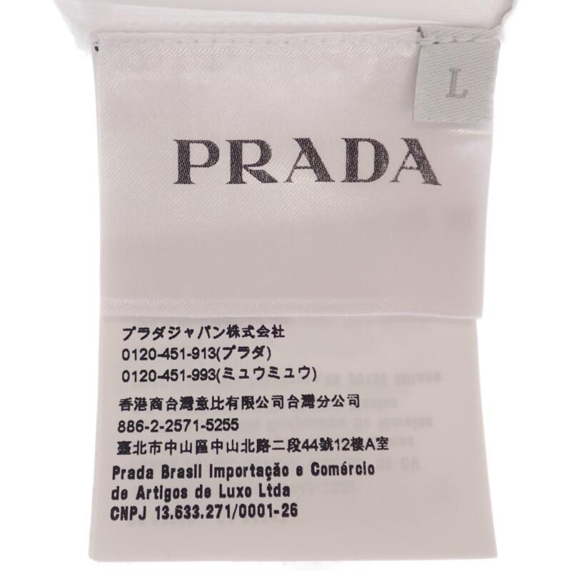 PRADA  UJN555_R182_125E L Short sleeve T-shirt white cotton mens