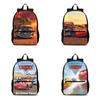 Cars Movies Cartoon Backpack For Kids With Nylon Material And Spacious Design
