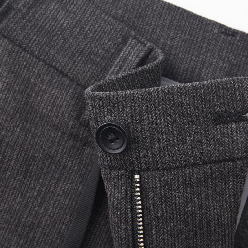 Shanshan Men's Thickened Warm Business Casual Trousers