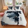 3Pcs Kylian Mbappe Football Legend Bedding Sets For All Sizes New 3D Printed Bed Cover Comforter Duvet Cover Pillowcase Bedroom Decoration