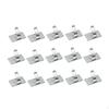 15 Cable Clips, Fixings, Easy Installation, Electrical Management Brackets.