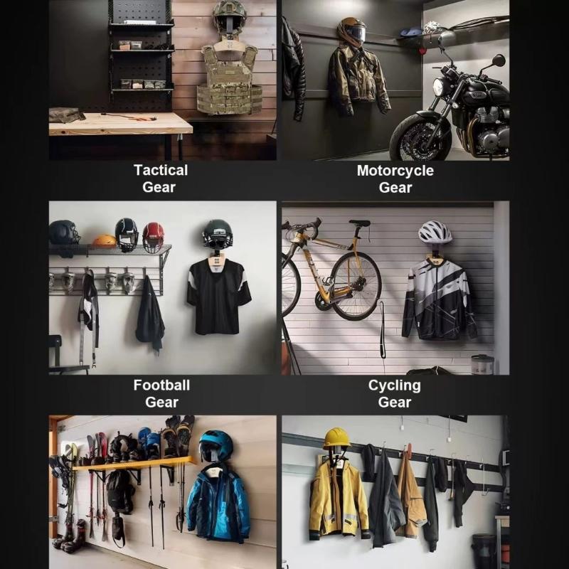 Suport de afișare pentru depozitarea echipamentelor de schi și ciclism cu cârlig