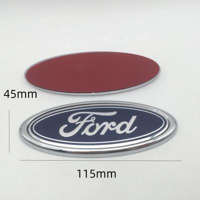 Autocolant Nou 2026 Mașină Ford 2025 Fierbinte 1 buc 3D albastru pentru ford Emblema Capotă Frontală Mașină Portbagaj Spate Volan
