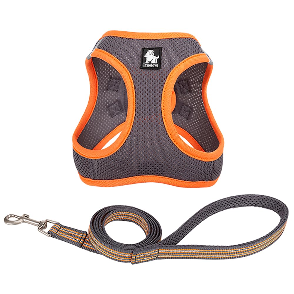 

Paradise Pet Harness and Leash Reflective Adjustable Easy to Put On and Take for Small Dogs and Truelove J&C Set, Mesh, Lightweight, Material, Size,