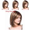 Short Straight Wig With Hightemperature Silk For Womens Face Shaping And Fashion Style