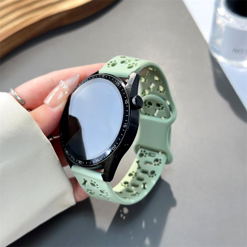 Engraved Watch Band, Soft Breathable Sport Strap 18/20/22MM Compatible with Amazfit Huawei Samsung oppo xiaomi