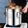 6/12L 304 Stainless Steel Airtight Canister Food Storage Container Kitchen Canister for Household Kitchen Bar Restaurants