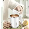 500ml Stainless Steel Coffee Mug Creative PP Liner Portable Water Cups with Handle Heat-resistant Milk Tea Cup Drinkware Gifts