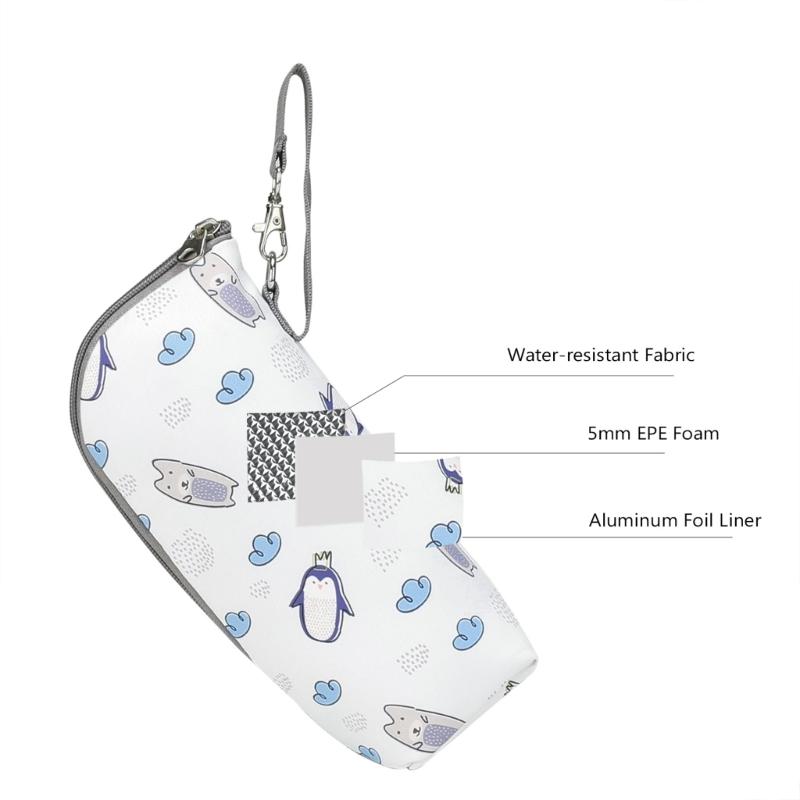 Portable Milk Bottle Bag for Baby Convenient Feeding Lightweight Bottle Holder Storage Pouch Stroller Bottle Organiser
