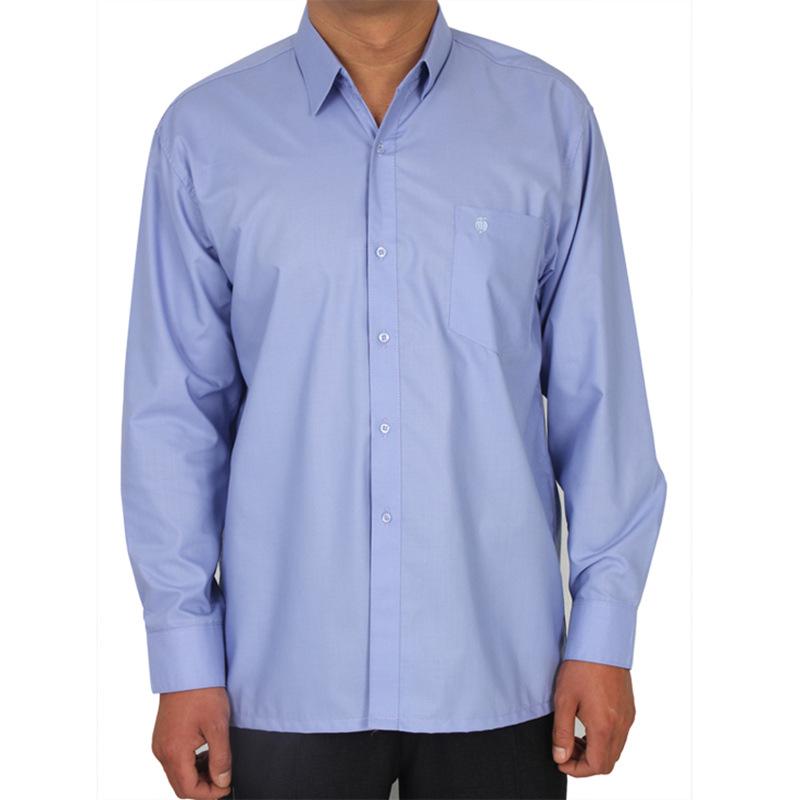 Men's Summer Loose Cotton Shirt for Middle-aged and Elderly