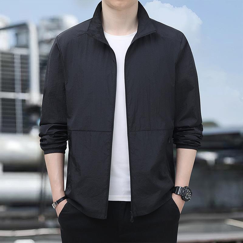 

Спорт Велоспорт Тонкий Тренажерный зал Лето На открытом воздухе Быстросохнущий Солнцезащитный Ветровка Ультралегкие Куртки Мужчины Пеший туризм Рыбалка Тонкая Куртка XXXXXL чёрный