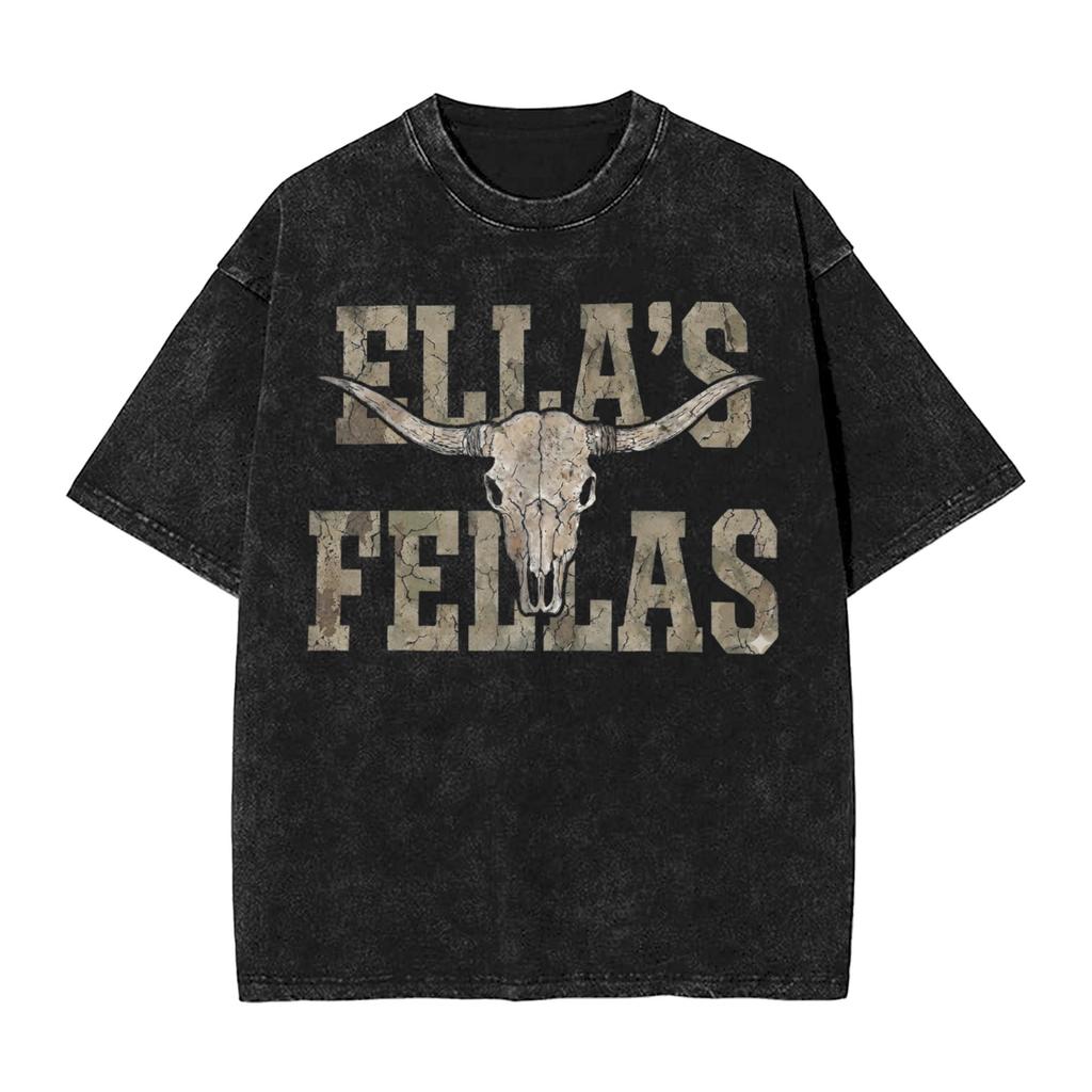 Vintage Ella Name T Shirt Simple T Shirts Short Sleeve Y2K Fun Tshirt Beach Cotton Breathable Plus Size Clothes
