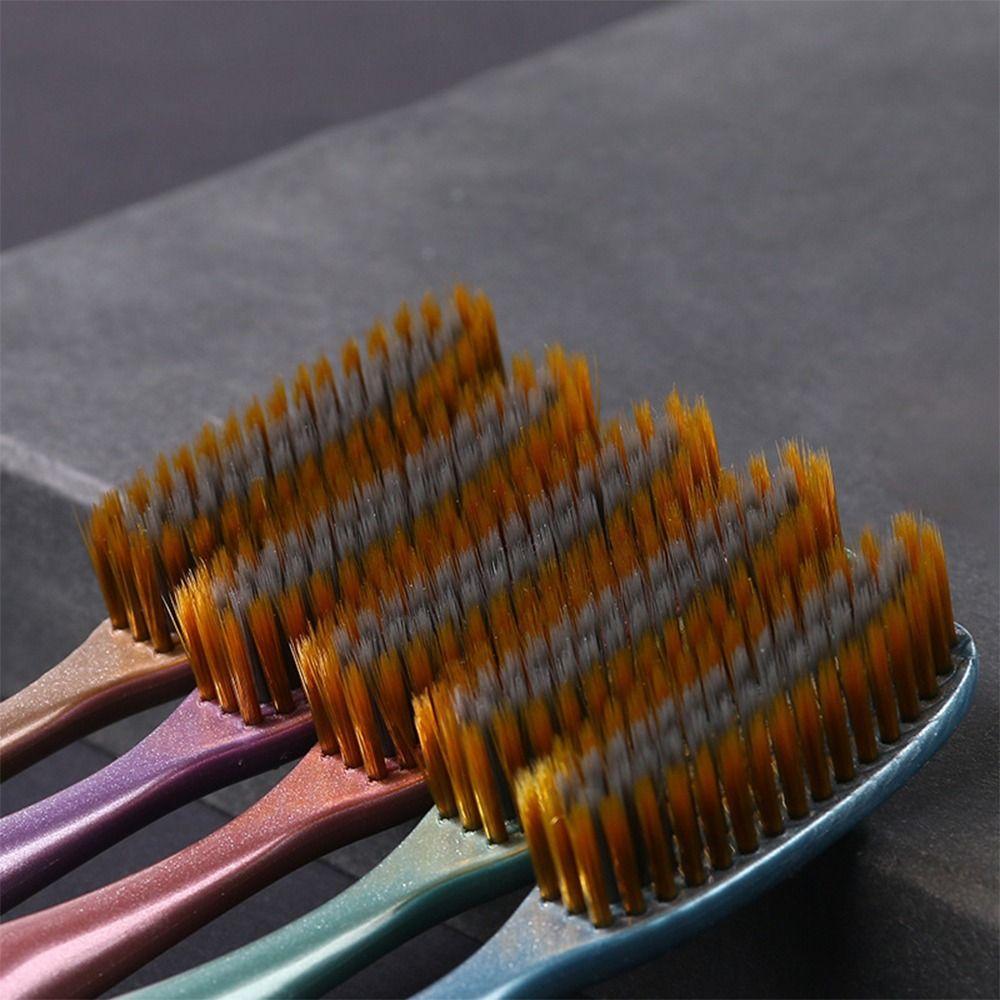 5PCS Coating Cleaning Huge Head Toothbrush Large Long Head Oral Care Large Head Toothbrush Whitening Teeth
