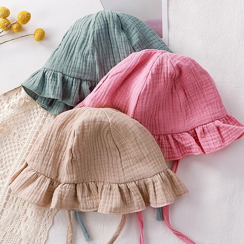 Tutina estiva per neonato in mussola con cappello in morbido cotone per bambina, ragazzo, vestiti senza maniche, pagliaccetto per bambini, abbigliamento per neonato