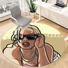 1pc GTA V Office Round Area Rug, Indoor Mat Suitable For Office, Under Office Chairs Bedroom Living Room Home Decor, Room Deco