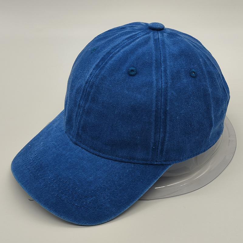 Vintage Distressed American 6-Panel Baseball Cap-Adjustable for Outdoor Streetwear