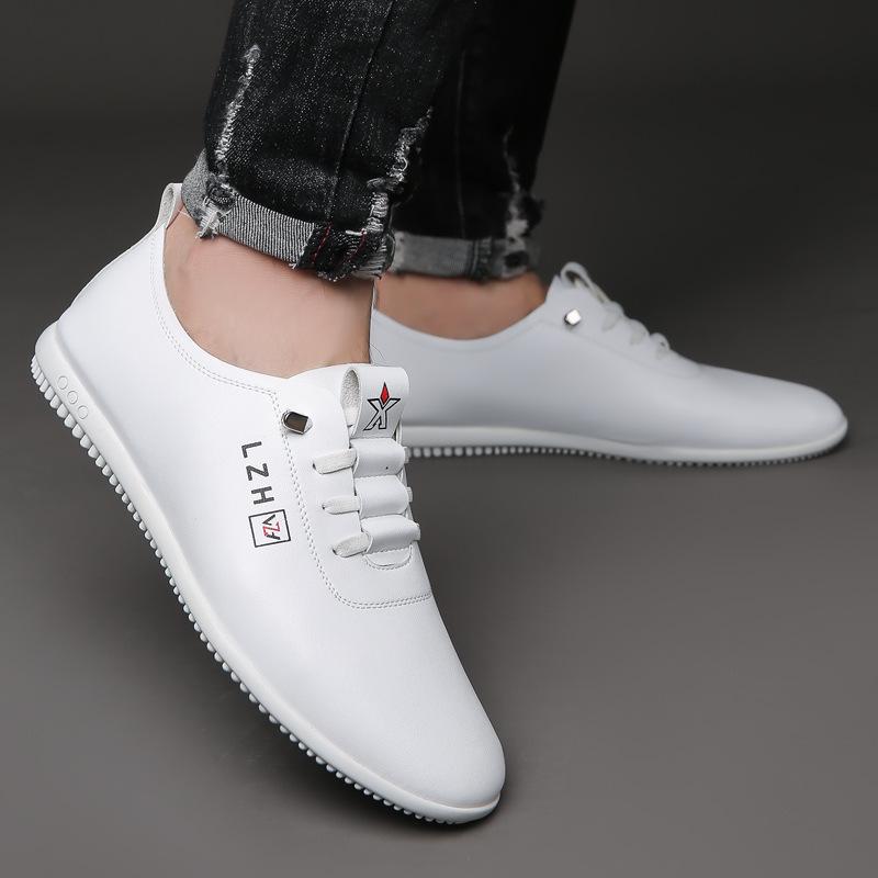 Men s Summer Casual Slip-on Loafers: Soft Sole, Non-slip, British Style 39