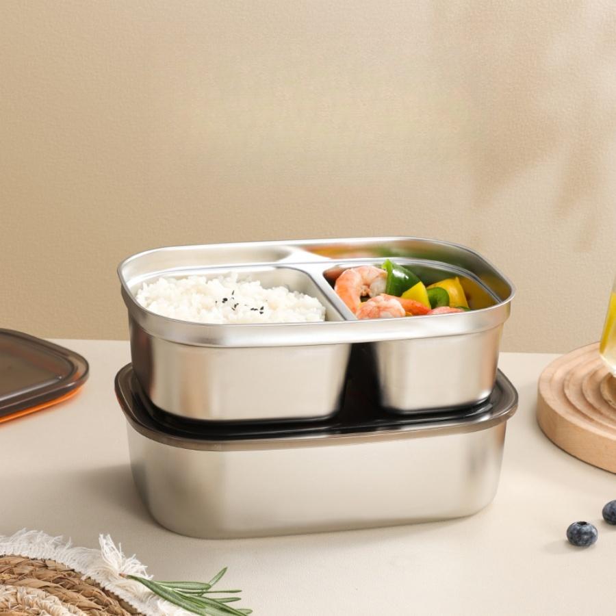 Large Capacity 304 Stainless Steel Lunch Box Travel Picnic Portable Cute Pattern Leak Proof Bento Box Microwave Safe
