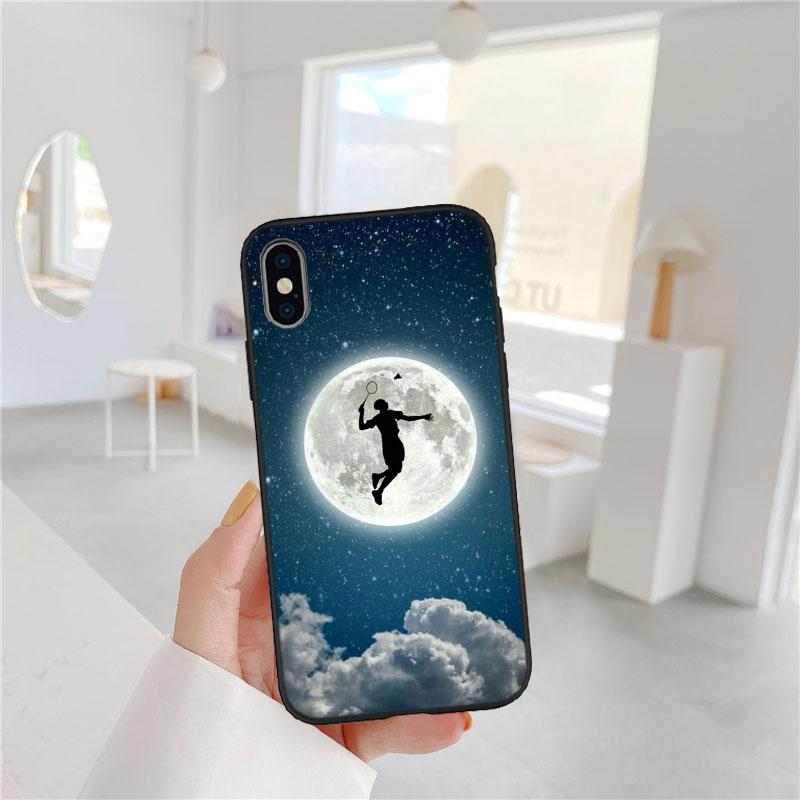 LO13 Badminton Sports Soft Shell Phone Case for Redmi Note 13 14 Pro+ Plus A3 A3X 13X 13C 13R 14S 14C 14R