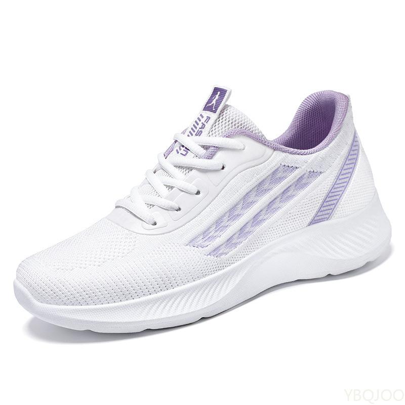 2026 Large Size Autumn Fashion Breathable Lightweight Casual Comfortable Women's Shoes Versatile Flat Shoes Sports Women's Shoes