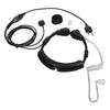Throat Mic Earpiece Acoustic Tube Headset with Finger PTT for Alan Midland LXT600VP3 LXT500VP3